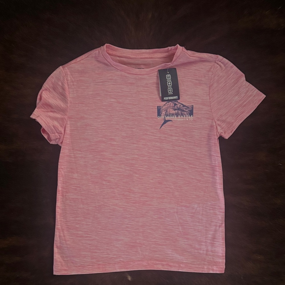 Boys Crown and Ivy  Pink T-Shirt NWT